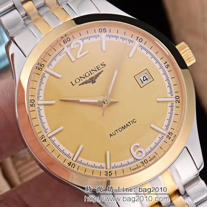 LONGINES浪琴 經典大三針 全自動機械 精品男士腕表 WSS0335